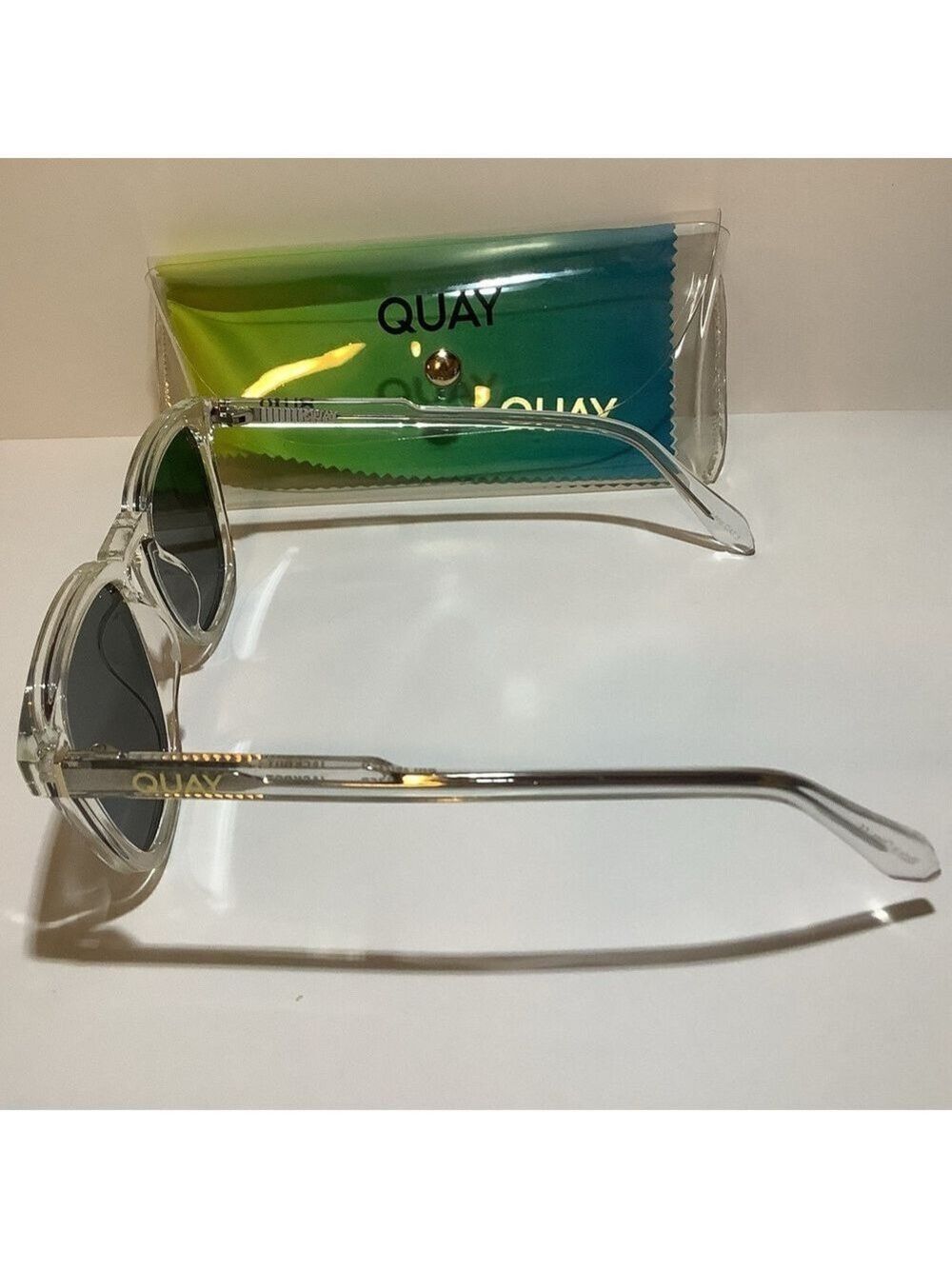 Quay Australia Jackpot Round Polarized Sunglasses New - Picture 2 of 5